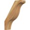 Ekena Millwork 6"W x 18"D x 24"H Funston Rough Sawn Knee Brace, Western Red Cedar BRC06X18X24FST00RWR - alternate 1